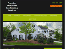 Tablet Screenshot of marietta-landscaping.com